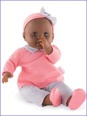 Corolle Mon Grand Poupon Lilou Black Baby Doll 14"(36cm) New in Box